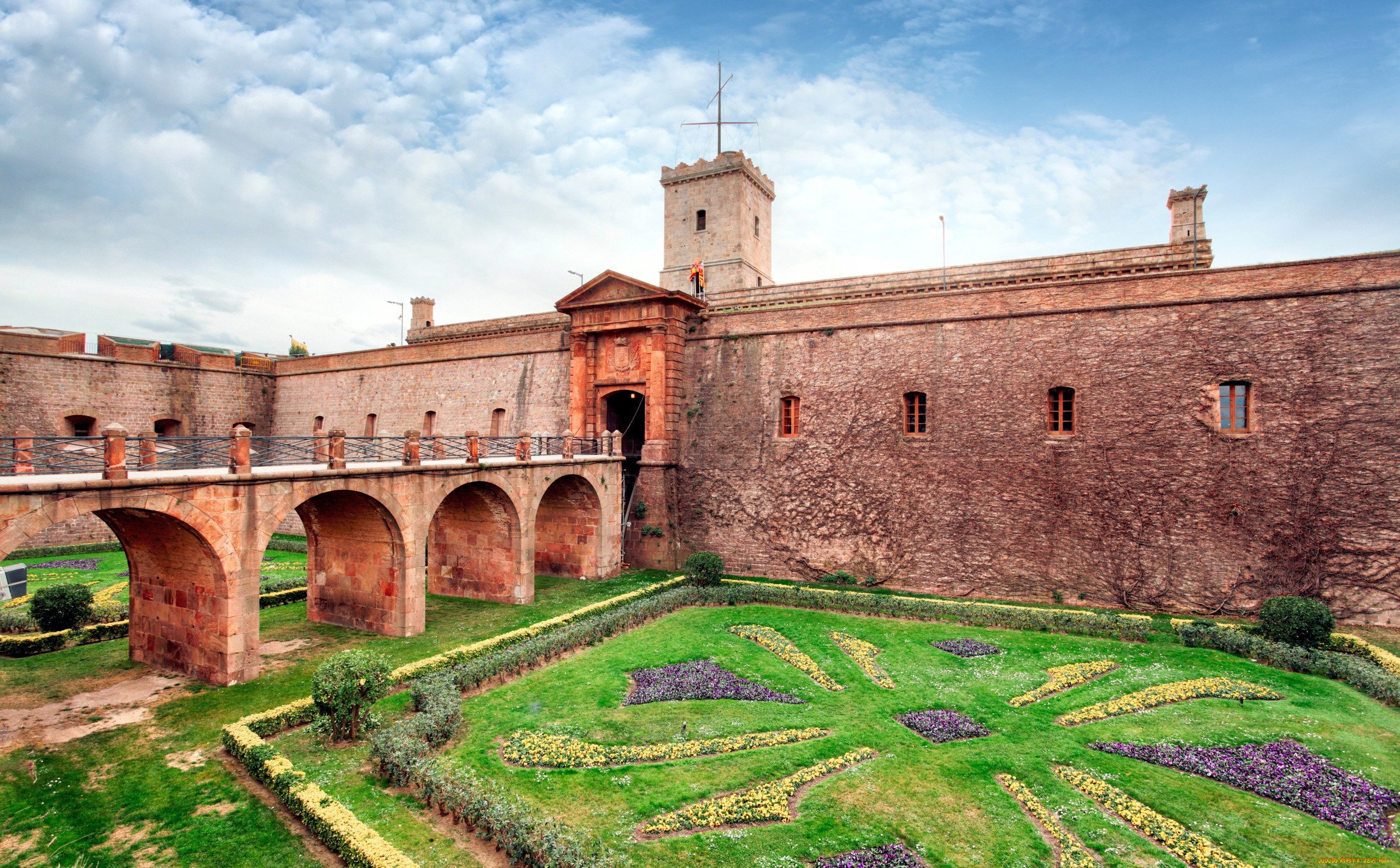 montjuic castle, ,  , , montjuic, castle